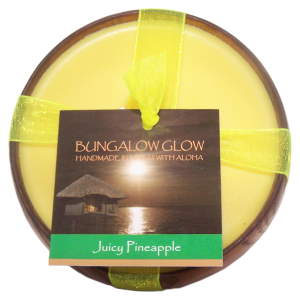 Juicy Pineapple Soy Poi Bowl Candle