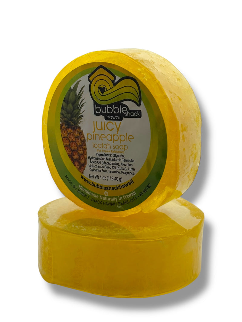 MADE IN HAWAII.Juicy Pineapple Loofah Soap