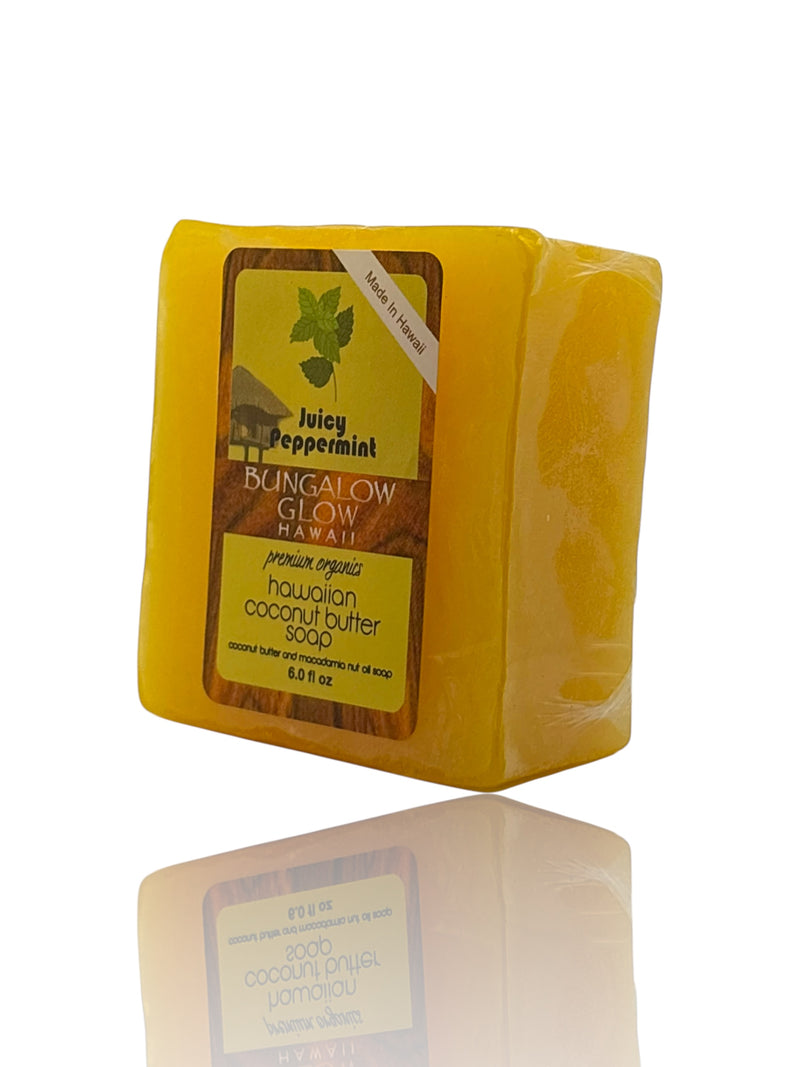 Juicy Peppermint Premium Organics Hawaiian Coconut Butter Soap