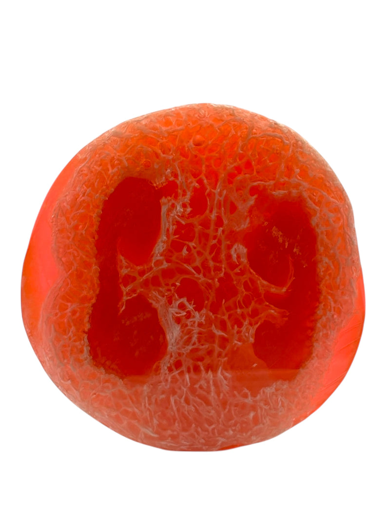 MADE IN HAWAII, Persimmon & Papaya Premium Organics Coconut Butter Loofah Soap.