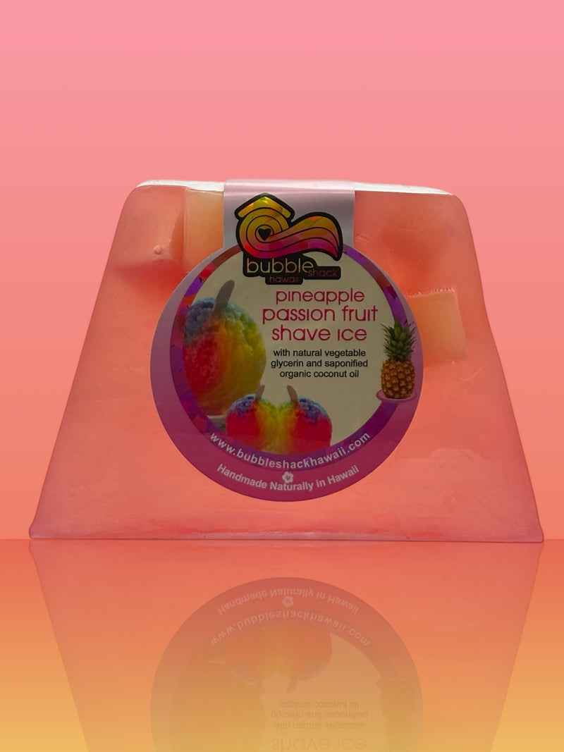MADE IN HAWAII.Pineapple Passionfruit Shave Ice Chunk Soap