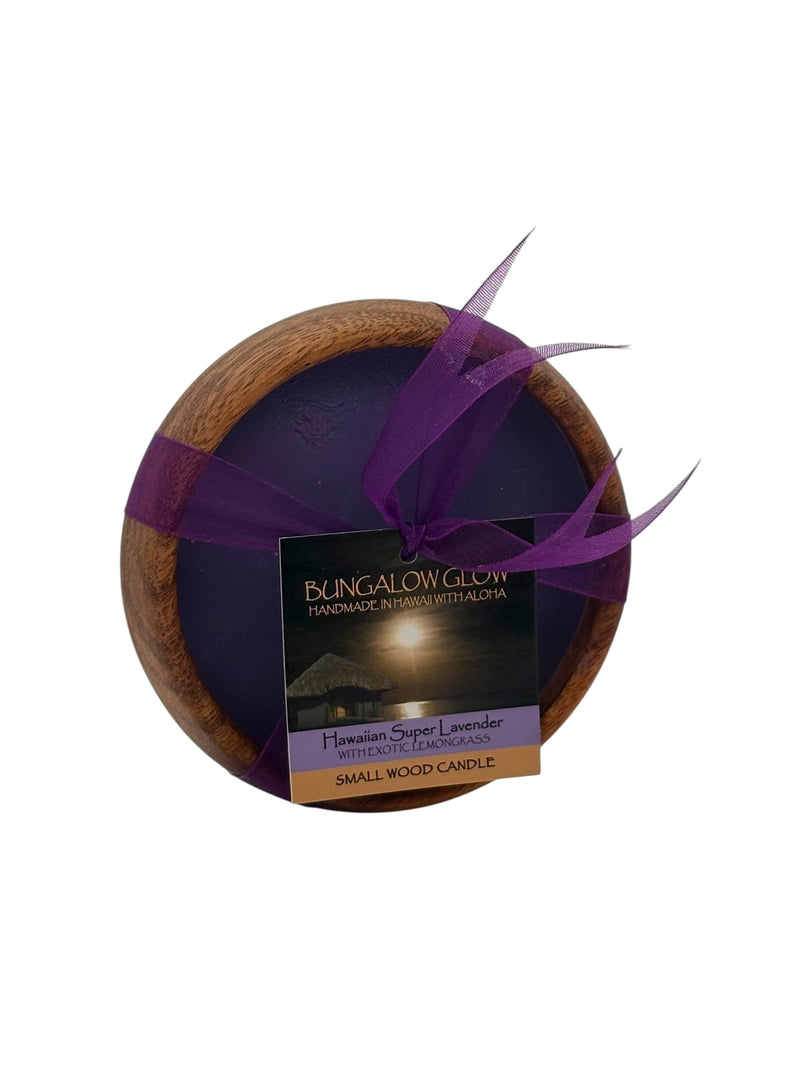 Hawaiian Super Lavender Soy Poi Bowl Candle