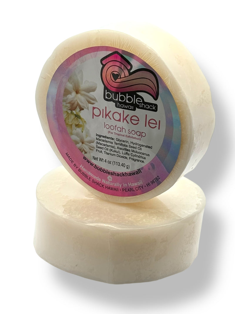 MADE IN HAWAII.Pikake Lei Loofah Soap