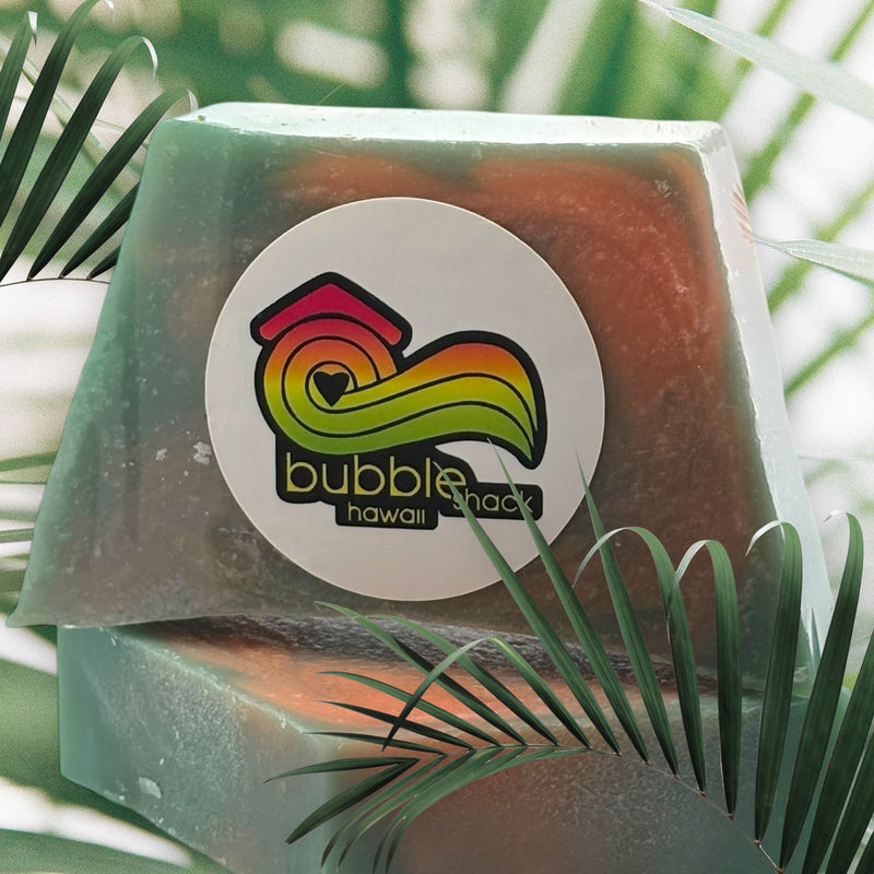 MADE IN HAWAII.Grass Skirt Holiday Handmade Soap