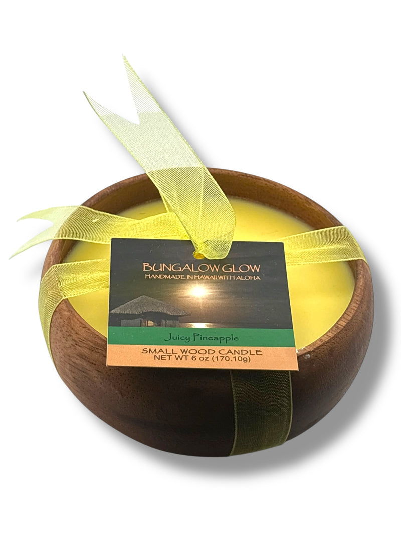 Juicy Pineapple Soy Poi Bowl Candle