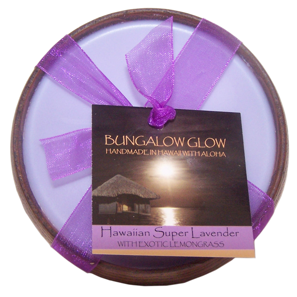 Hawaiian Super Lavender Soy Poi Bowl Candle