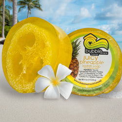 MADE IN HAWAII.Juicy Pineapple Loofah Soap