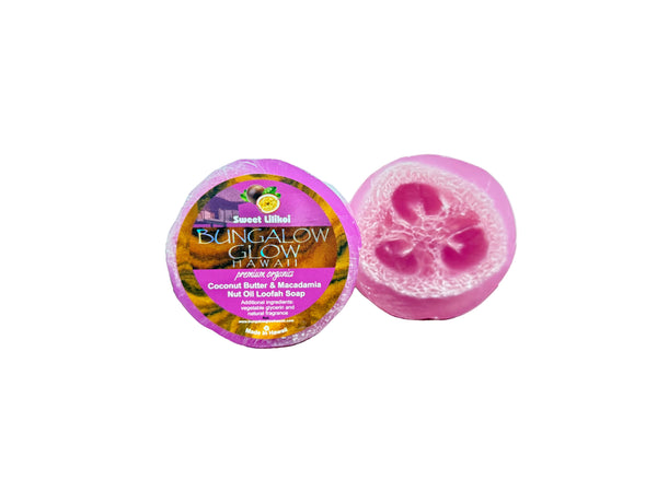 Sweet Lilikoi Premium Organics Coconut Butter Loofah Soap