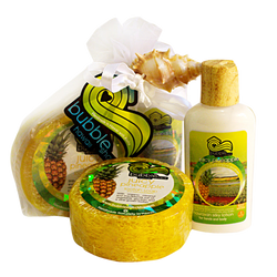 Juicy Pineapple Mini Lotion and Loofah Soap Gift Set