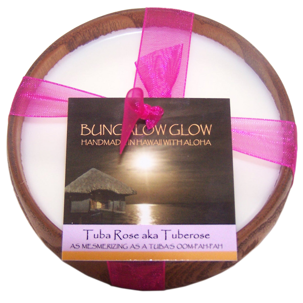Tuba Rose aka: Tuberose Soy Poi Bowl Candle