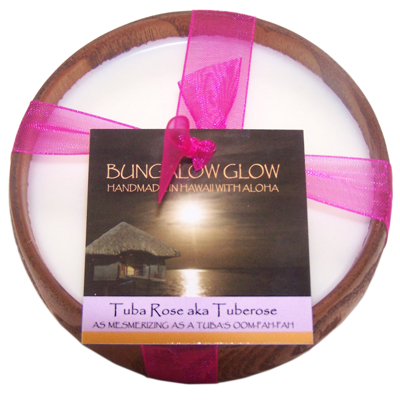 Tuba Rose aka: Tuberose Soy Poi Bowl Candle