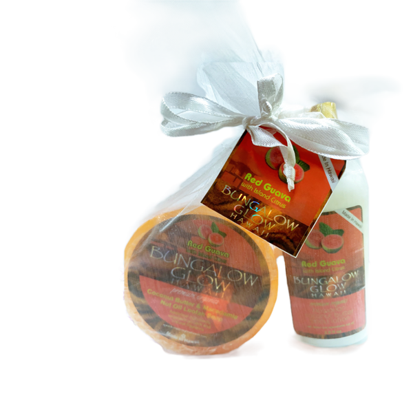 Red Guava 2oz Lotion and Loofah Soap Gift Set