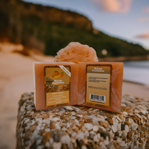 Mango Persimmon Premium Organics Hawaiian Coconut Butter Soap