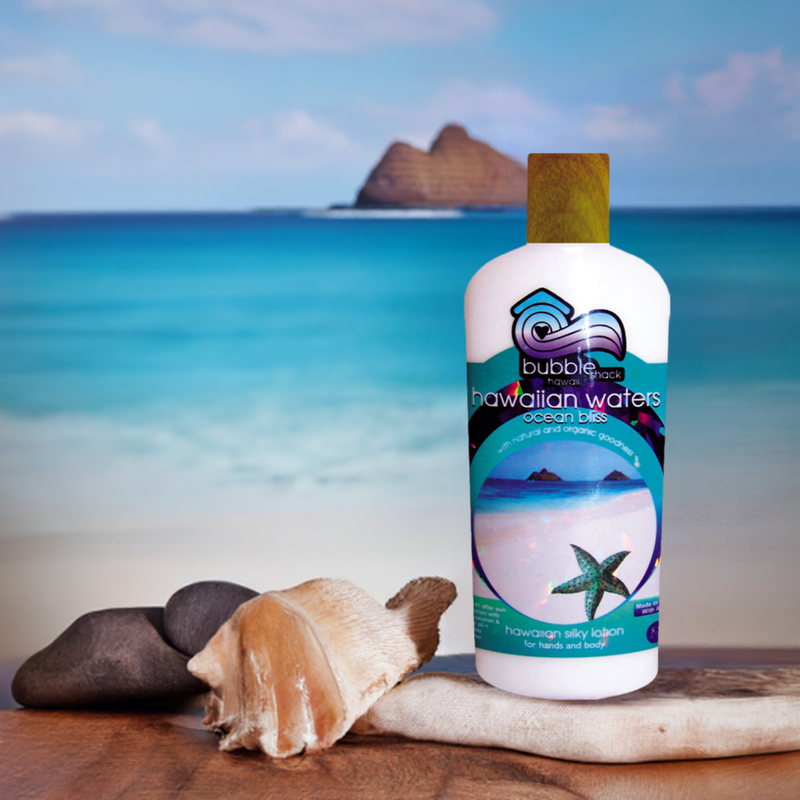 Hawaiian Waters Ocean Bliss Kukui + Shea Hawaiian Silky Lotion 8.5 