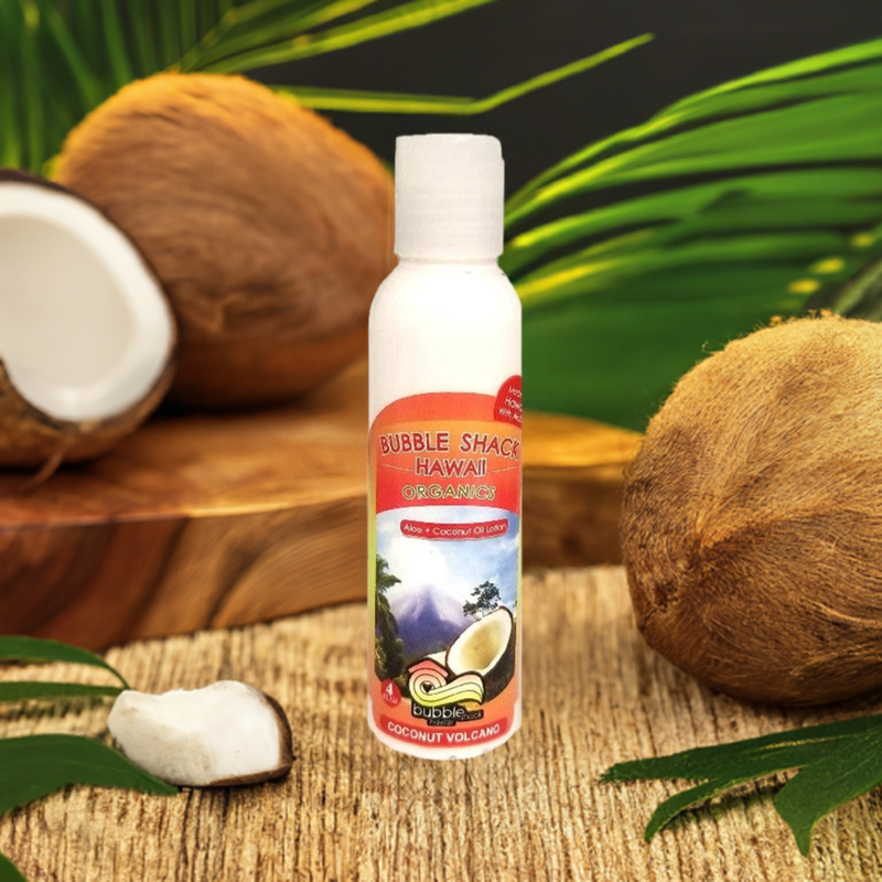 Coconut Volcano Kukui + Shea Hawaiian Silky Lotion 4oz