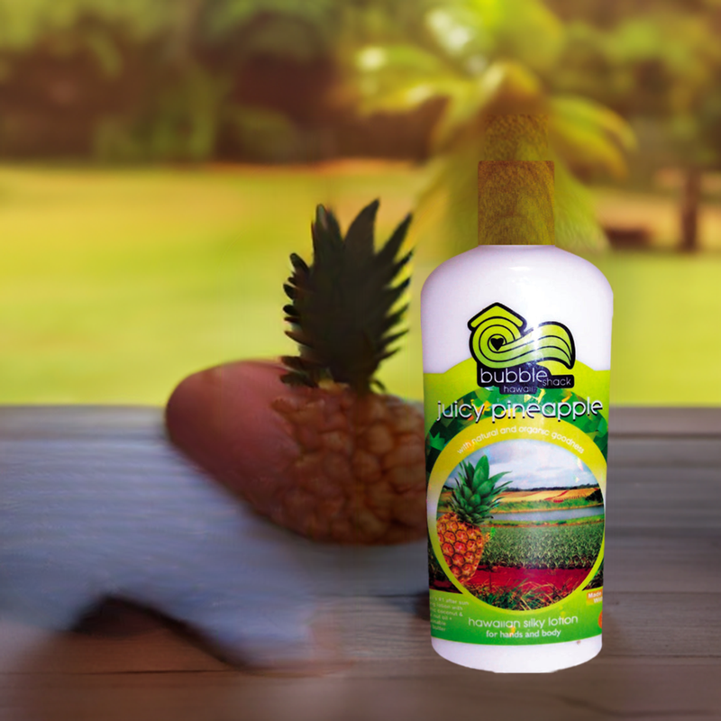 Juicy Pineapple Kukui + Shea Hawaiian Silky Lotion 8.5oz