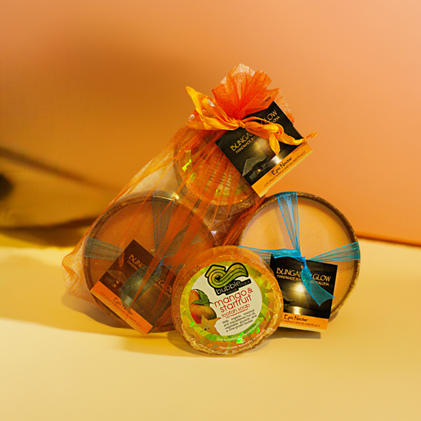 Epic Nectar Loofah Lather/Soy Poi Candle Gift Set
