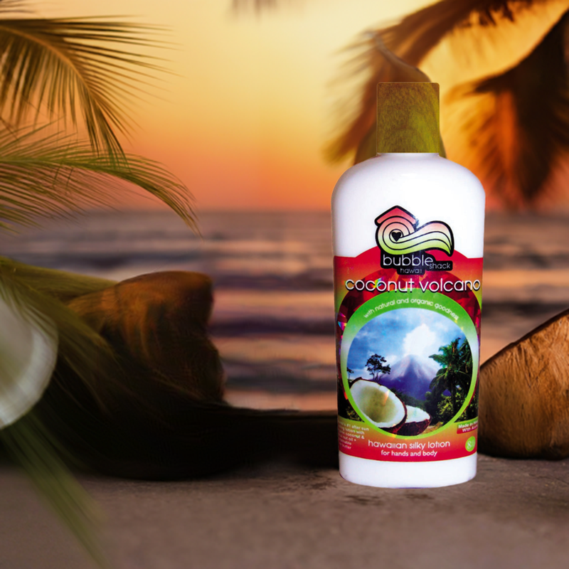 Coconut Volcano Kukui + Shea Hawaiian Silky Lotion 8.5oz