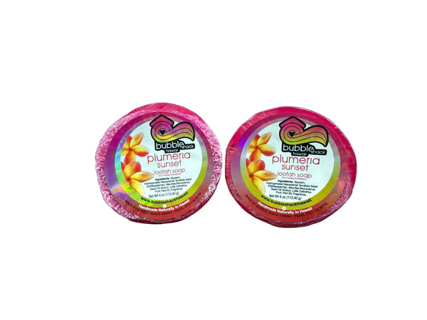 Plumeria Sunset Loofah Soap