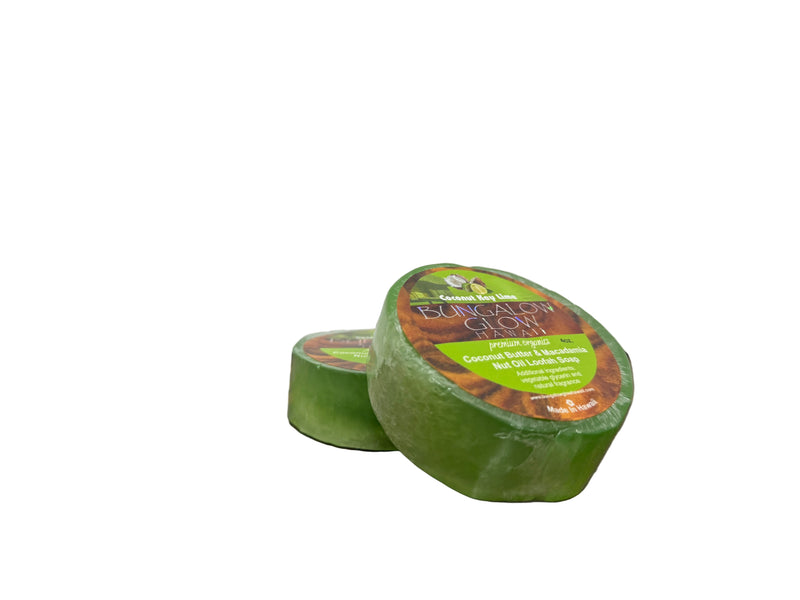 COCONUT KEY LIME PREMIUM ORGANICS COCONUT BUTTER LOOFAH SOAP