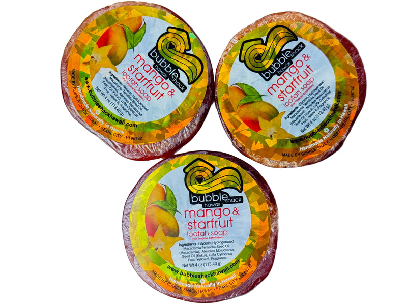 Mango and Starfruit Loofah Soap