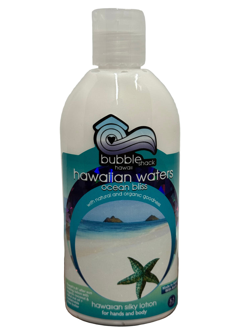 Hawaiian Waters Ocean Bliss Kukui + Shea Hawaiian Silky Lotion 8.5oz