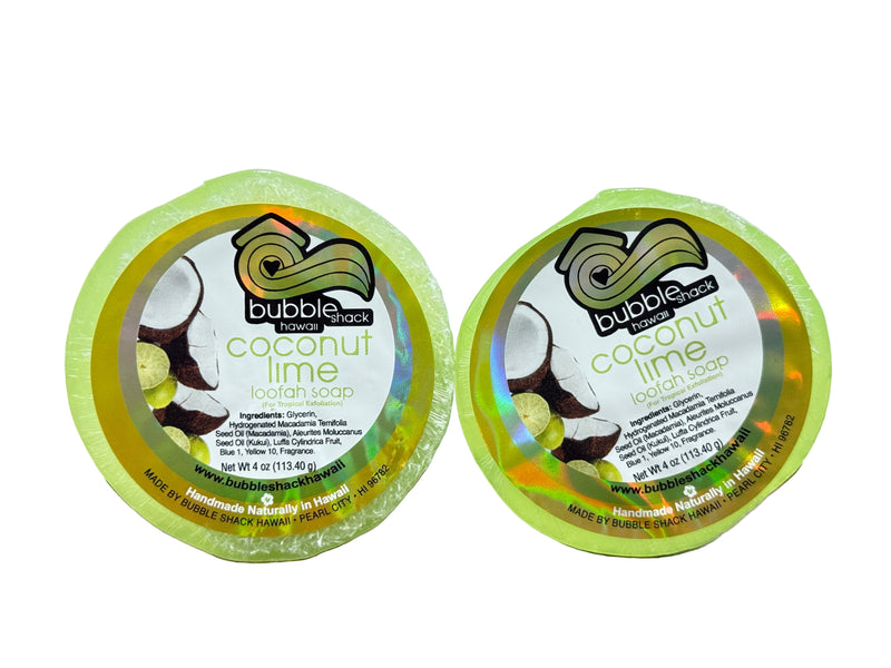 Coconut Lime Verbena Loofah Soap