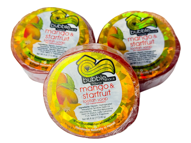 Mango and Starfruit Loofah Soap