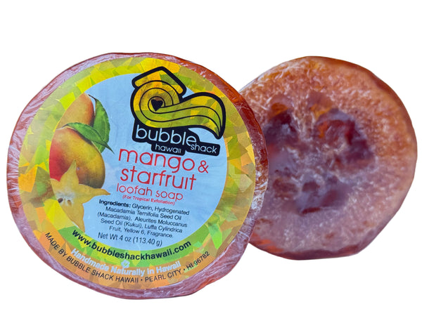 Mango and Starfruit Loofah Soap