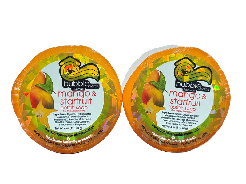 Mango and Starfruit Loofah Soap