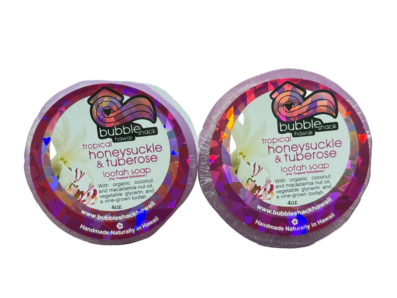 Tropical Honeysuckle & Tuberose Loofah Soap
