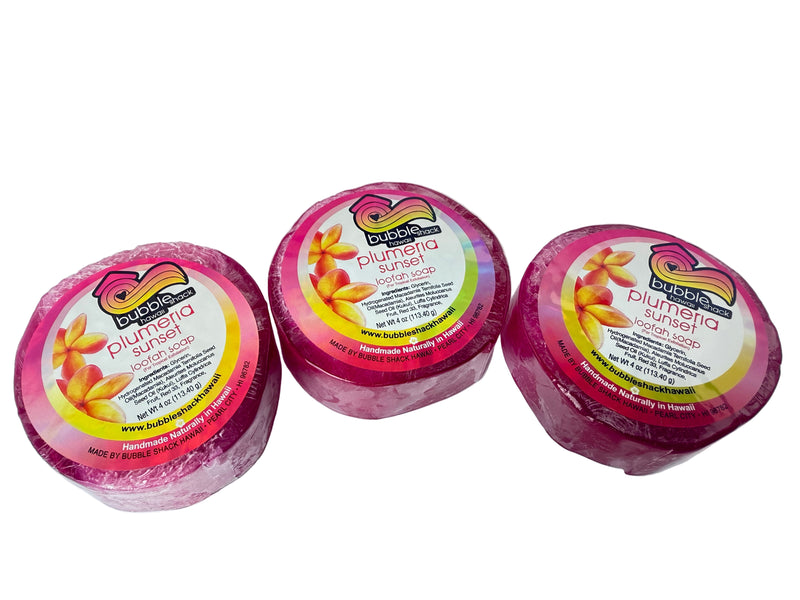 Plumeria Sunset Loofah Soap