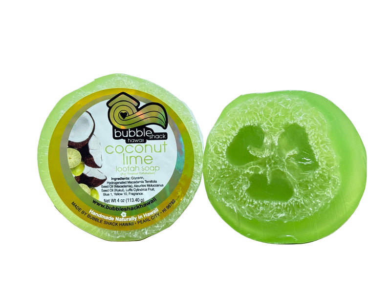 Coconut Lime Verbena Loofah Soap
