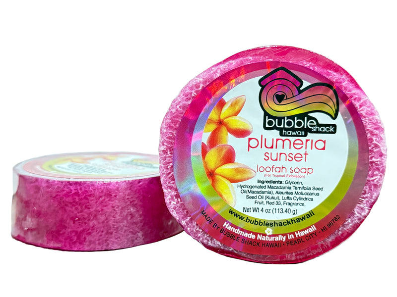 Plumeria Sunset Loofah Soap