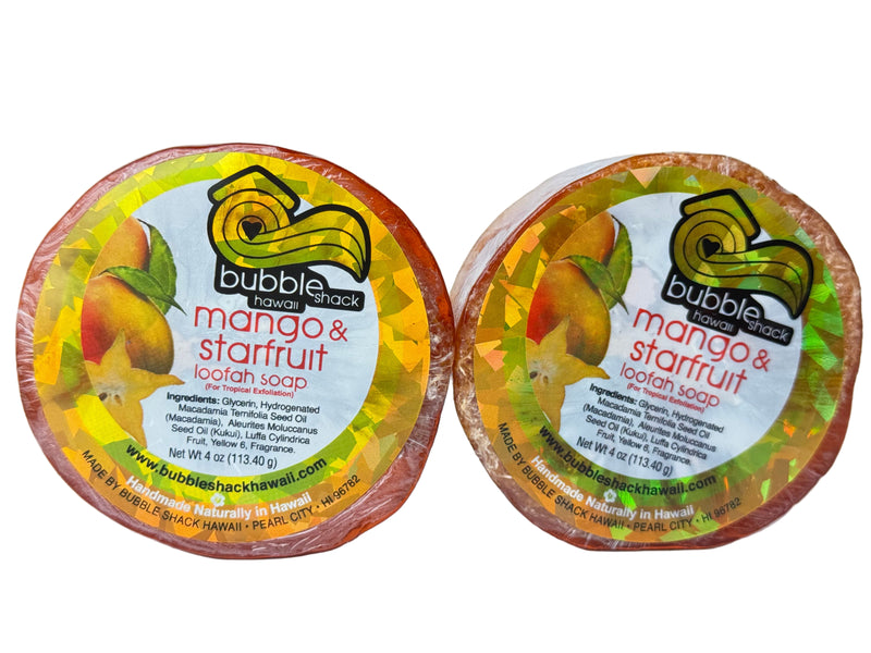 Mango and Starfruit Loofah Soap