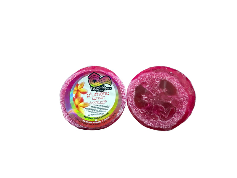 Plumeria Sunset Loofah Soap