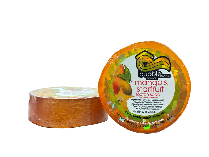 Mango and Starfruit Loofah Soap