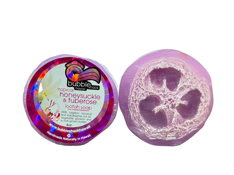 Tropical Honeysuckle & Tuberose Loofah Soap