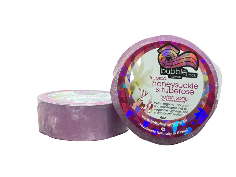 Tropical Honeysuckle & Tuberose Loofah Soap