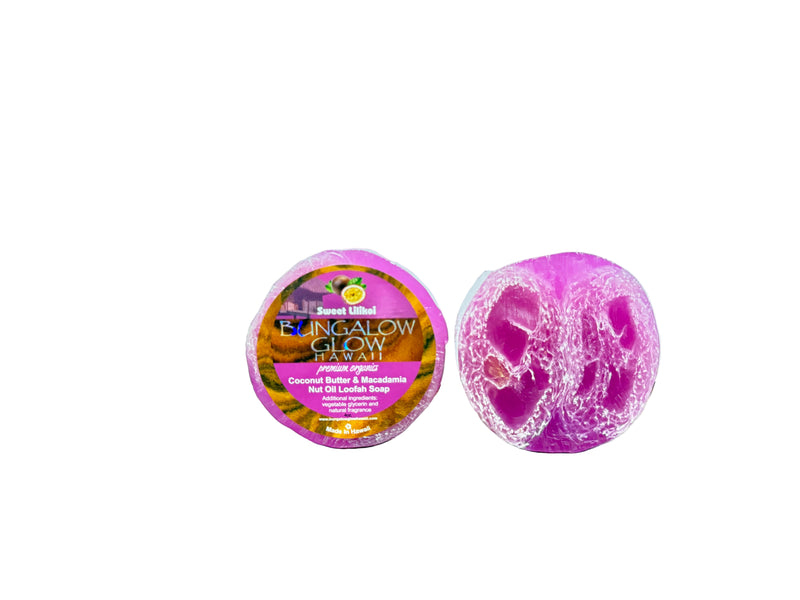 Sweet Lilikoi Premium Organics Coconut Butter Loofah Soap