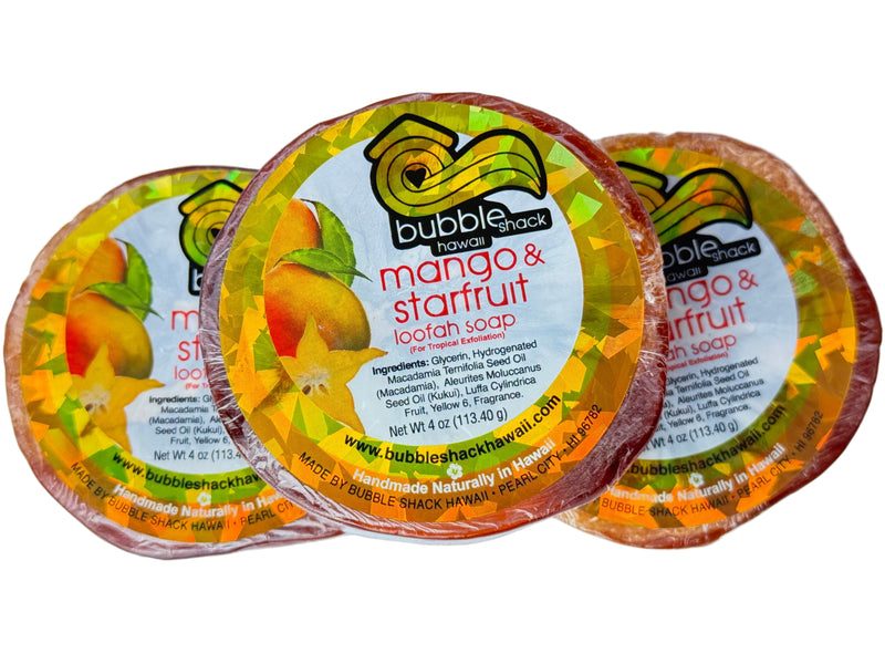 Mango and Starfruit Loofah Soap