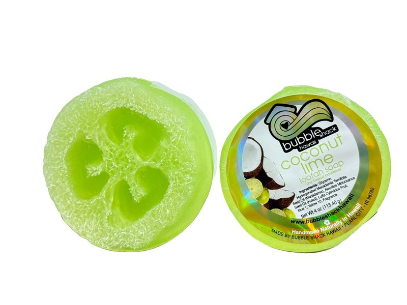 Coconut Lime Verbena Loofah Soap