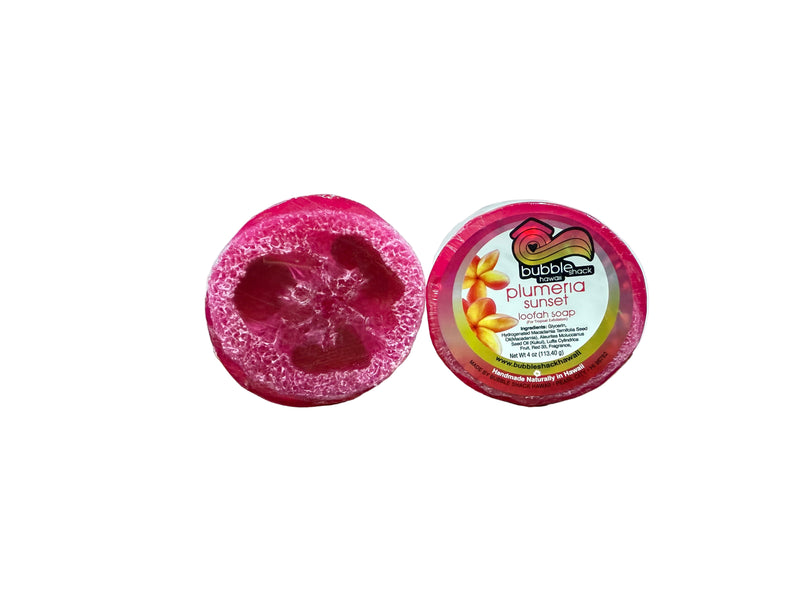 Plumeria Sunset Loofah Soap