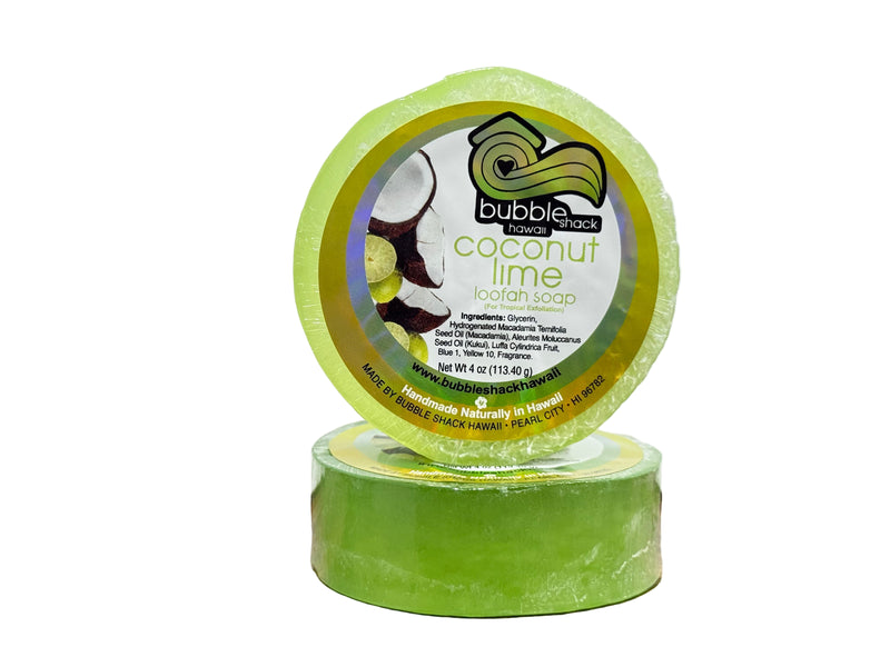 Coconut Lime Verbena Loofah Soap