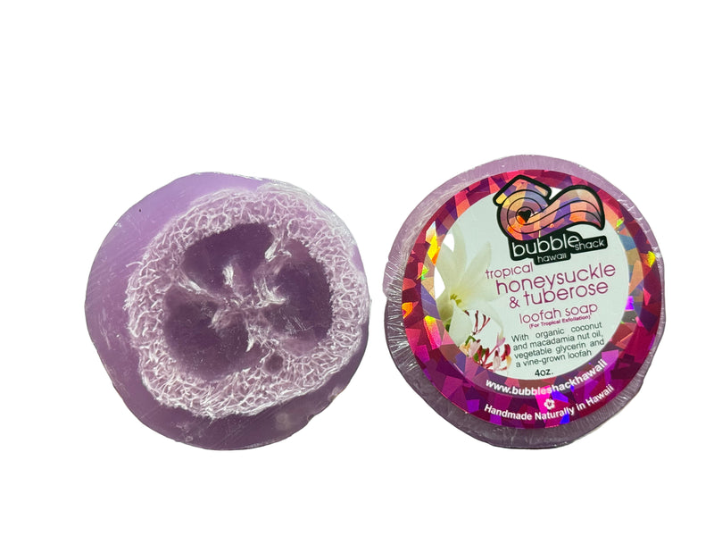 Tropical Honeysuckle & Tuberose Loofah Soap