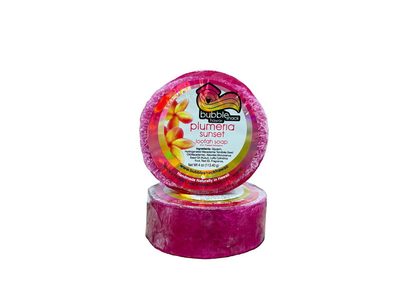 Plumeria Sunset Loofah Soap