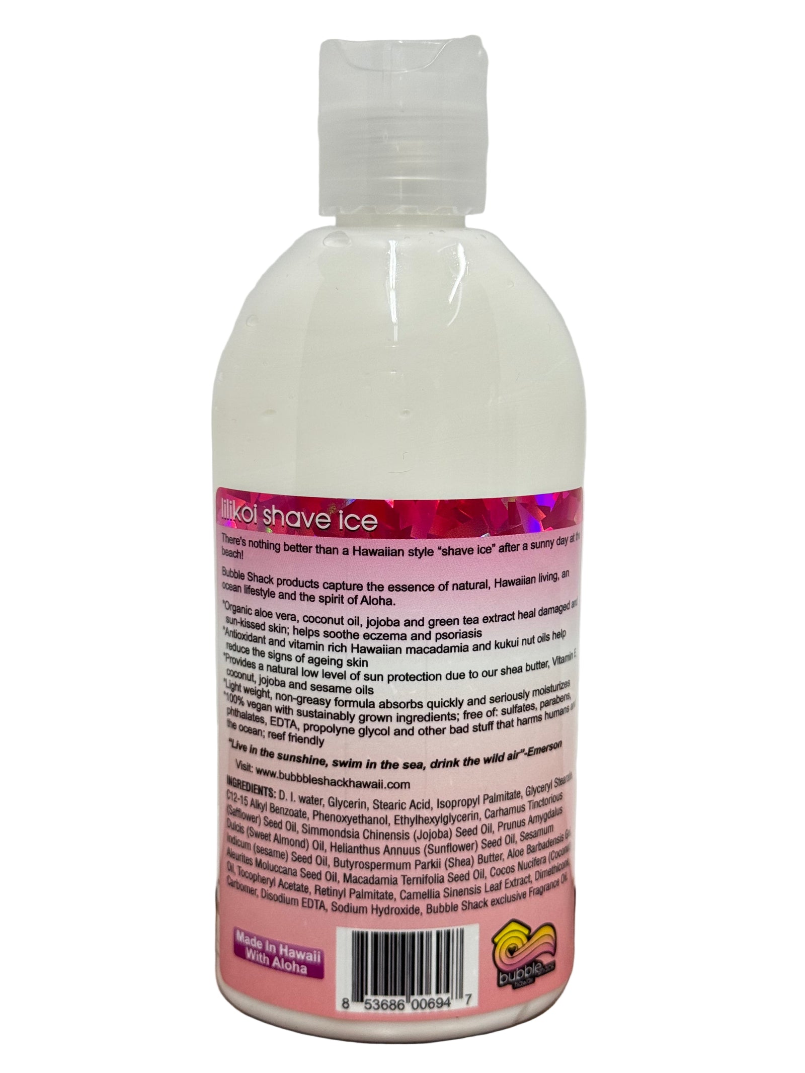 MADE IN HAWAII, Lilikoi Shave Ice Kukui + Shea Hawaiian Silky