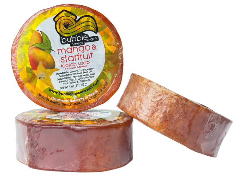 Mango and Starfruit Loofah Soap