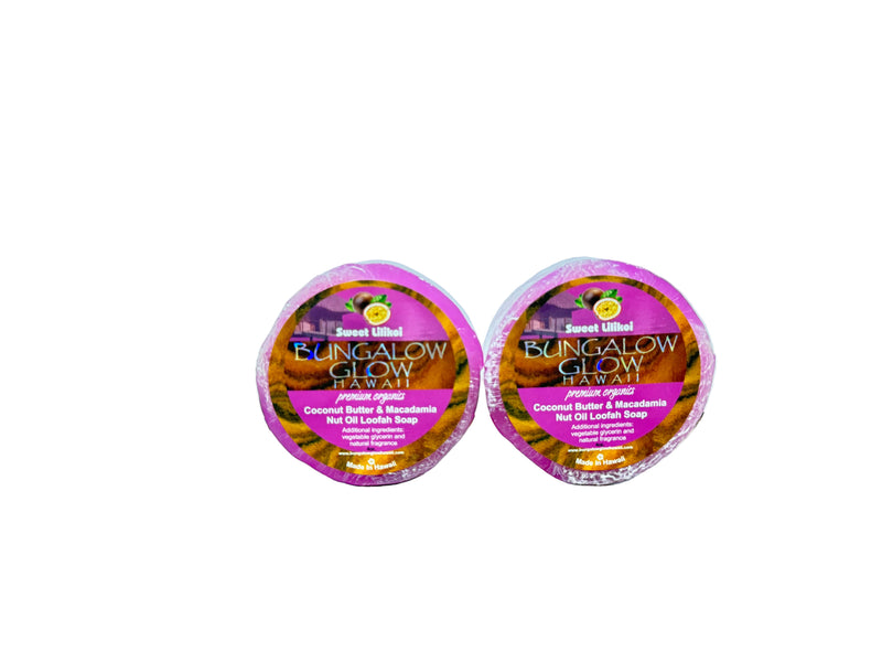 Sweet Lilikoi Premium Organics Coconut Butter Loofah Soap