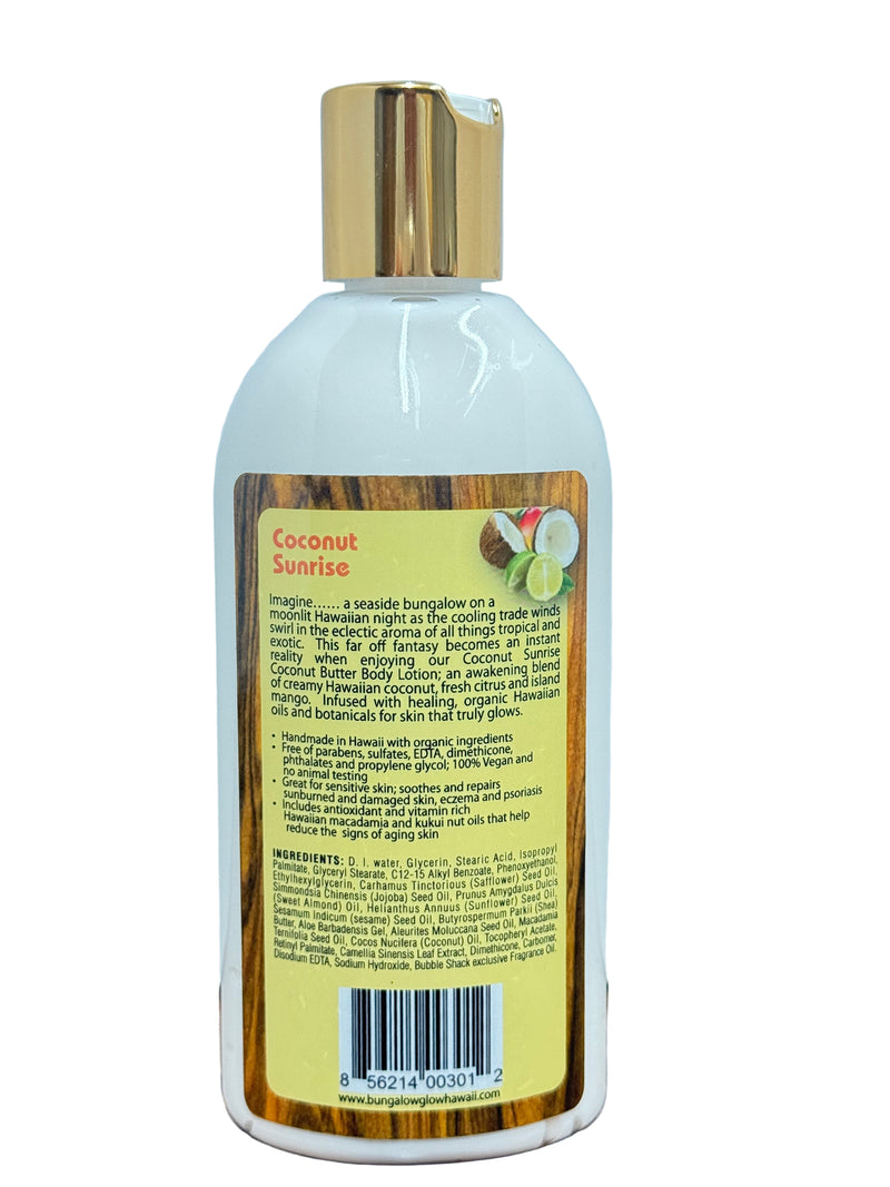 Coconut Sunrise Coconut Butter Body Lotion 8.5oz